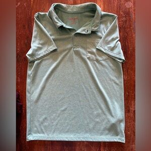 Boys Pocketed Polo | Cat & Jack | Size M (8/10) | Green Heather